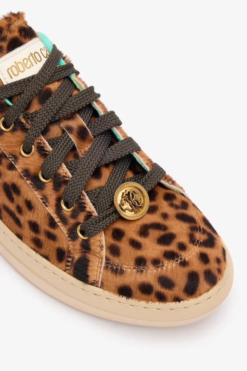 Roberto Cavalli Sneakers With Jaguar Skin Print | Thumbnail 4