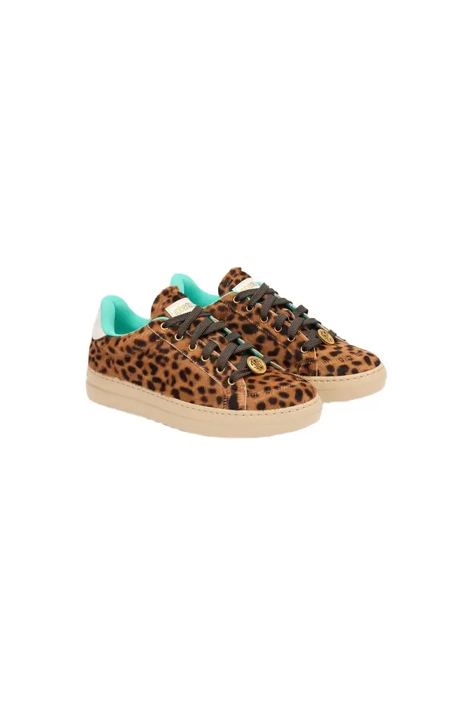 Roberto Cavalli Sneakers With Jaguar Skin Print | Image 1 Roberto Cavalli Sneakers With Jaguar Skin Print | Image 1