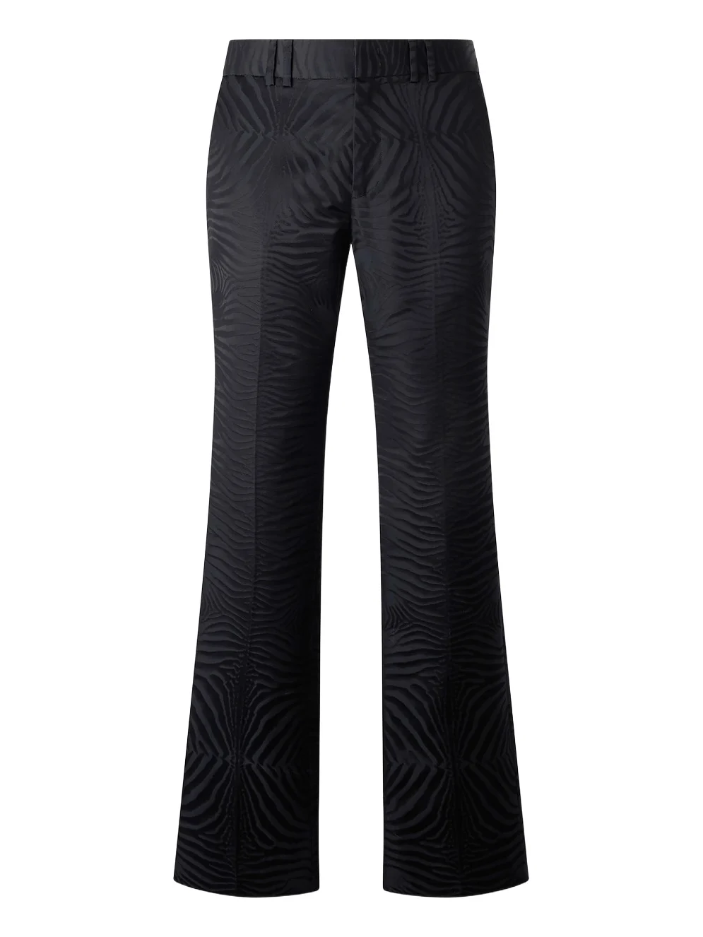 Flared Pants With Tiger Skin Pattern Flared Pants With Tiger Skin Pattern