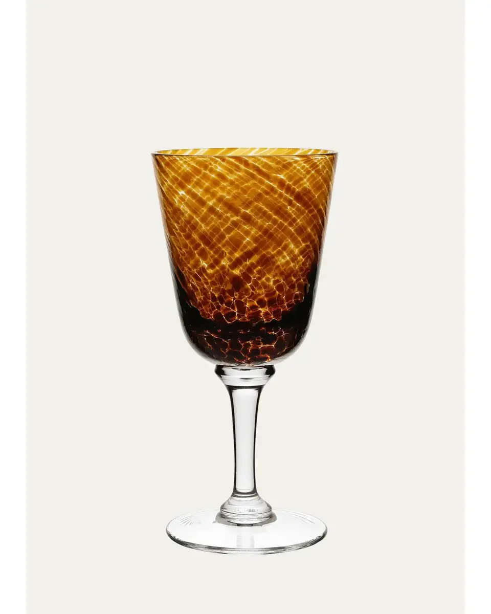 William Yeoward Crystal Vanessa Glass Water Goblet, Tortoise | Image 1 William Yeoward Crystal Vanessa Glass Water Goblet, Tortoise | Image 1