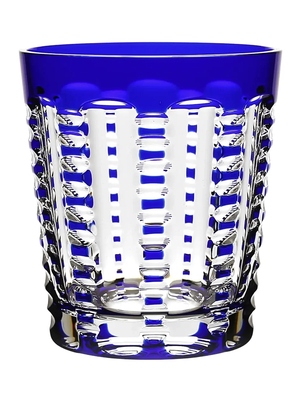 William Yeoward Crystal Lulu Sapphire Double Old-Fashioned Glass