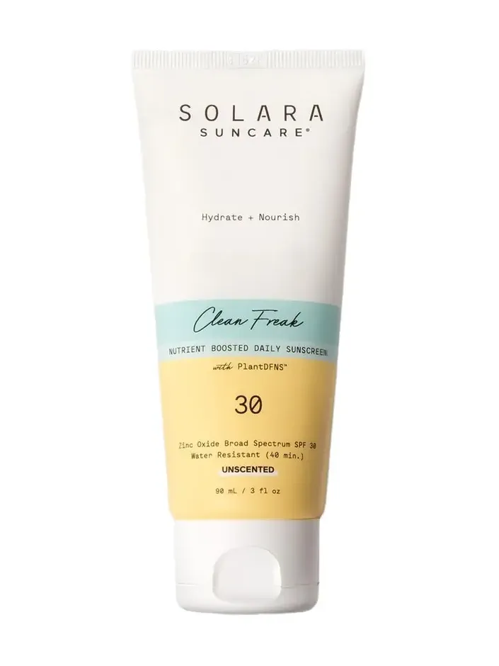 Solara Suncare Clean Freak Sunscreen Moisturizer - Unscented, 3 oz. / 88.7 mL