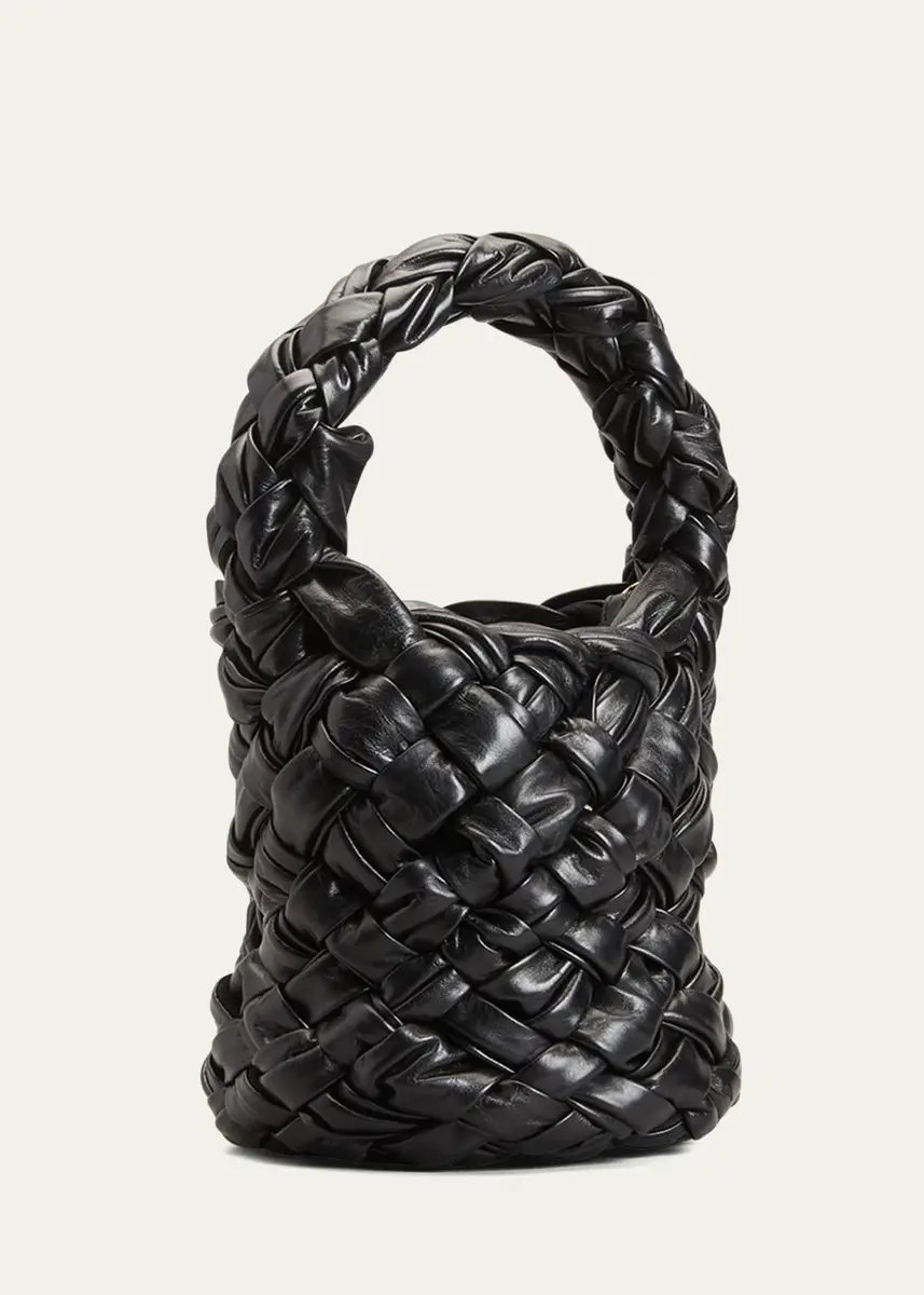 Bottega Veneta Kalimero Mini Intrecciato Pleated Bucket Bag | Thumbnail 3 Bottega Veneta Kalimero Mini Intrecciato Pleated Bucket Bag | Thumbnail 3