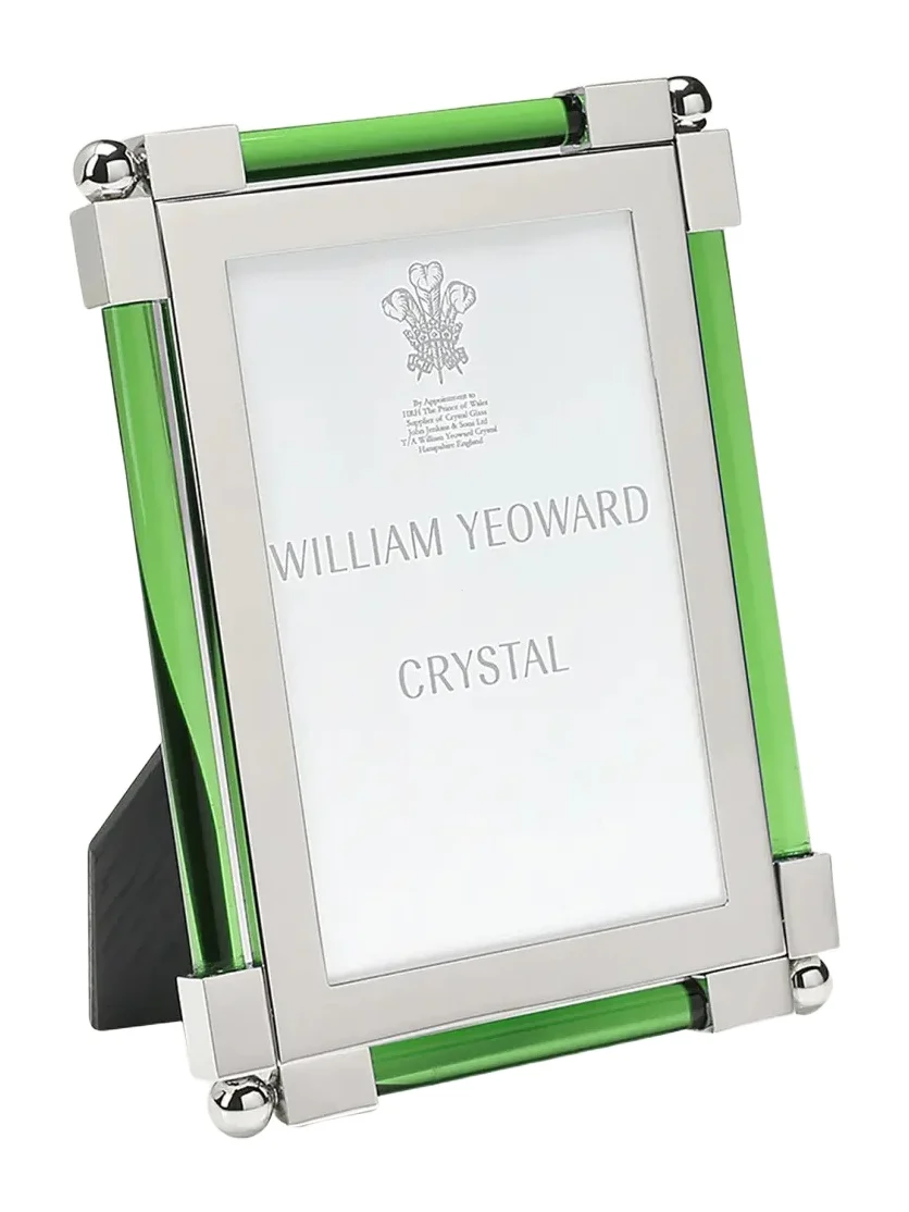 William Yeoward Crystal New Classic Green Frame, 4 x 6