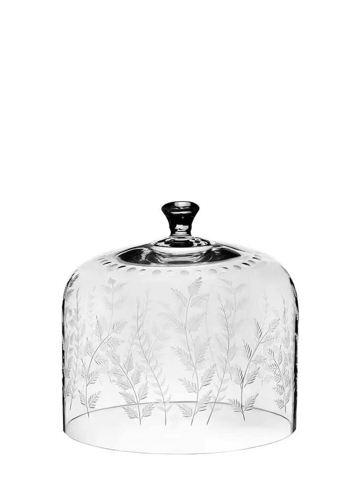 William Yeoward Crystal Fern Cake Dome | Image 1 William Yeoward Crystal Fern Cake Dome | Image 1