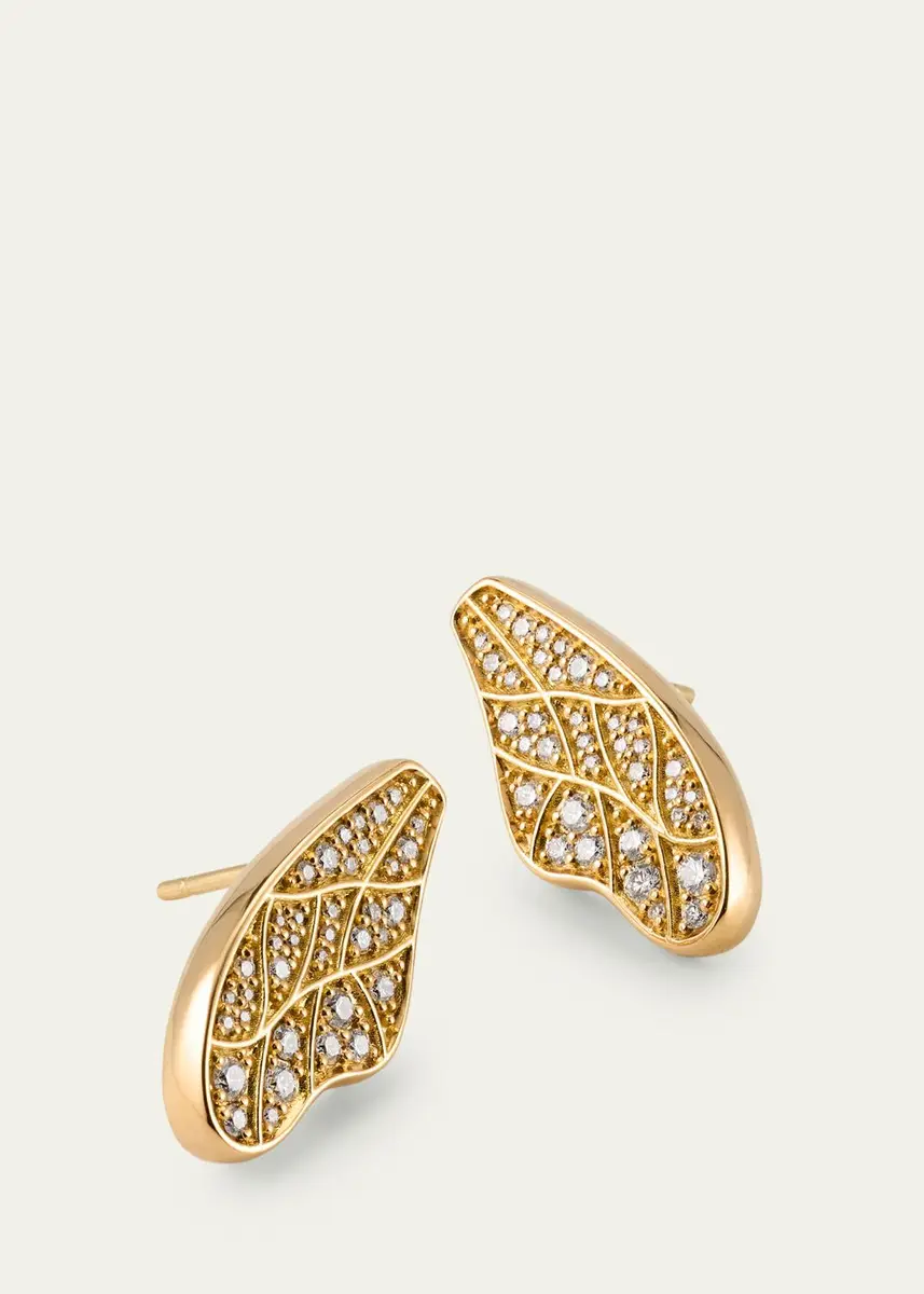 GRACE WINFREY 18K Honey Bee Wing Stud Earrings | Thumbnail 3