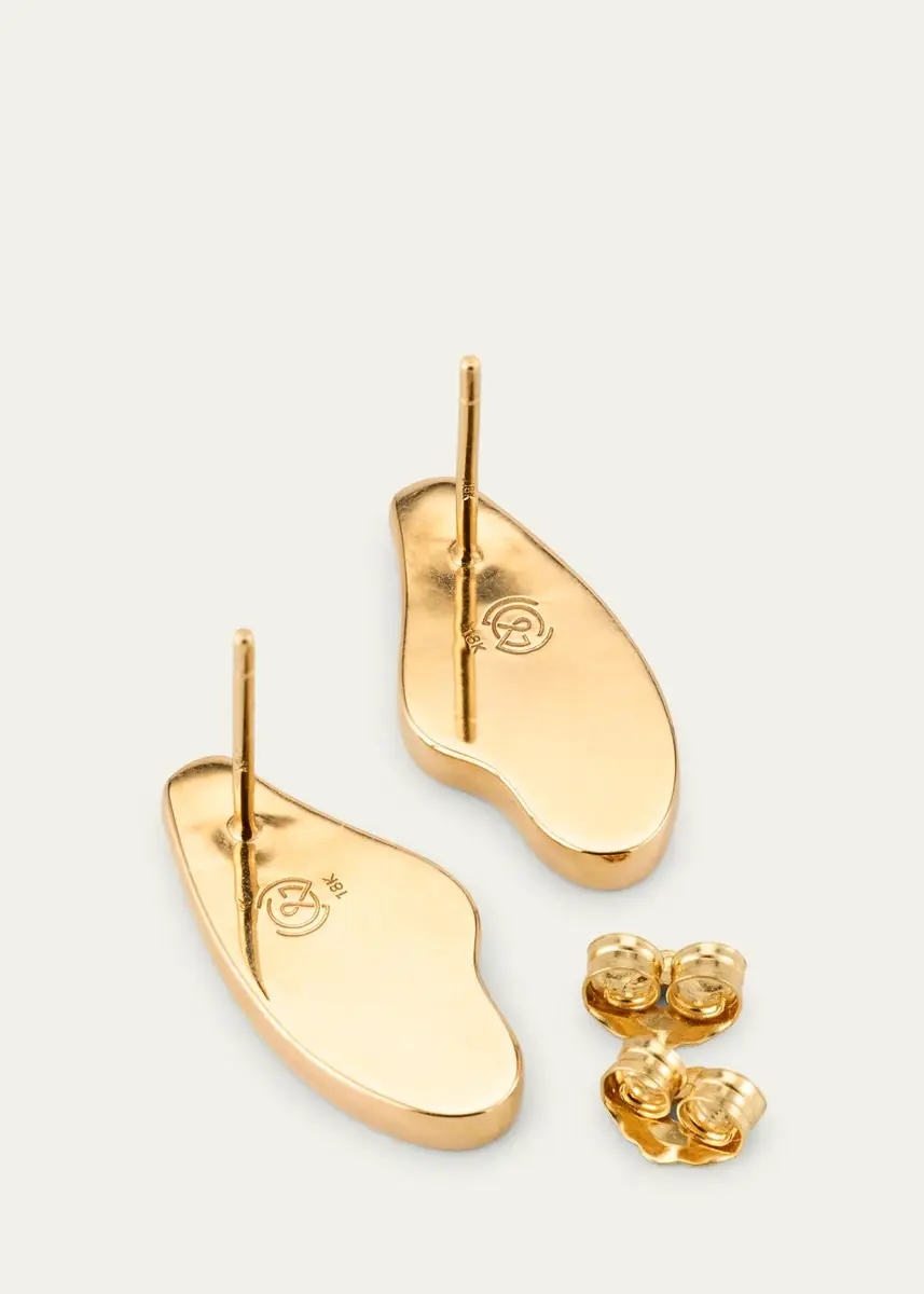 GRACE WINFREY 18K Honey Bee Wing Stud Earrings | Thumbnail 4