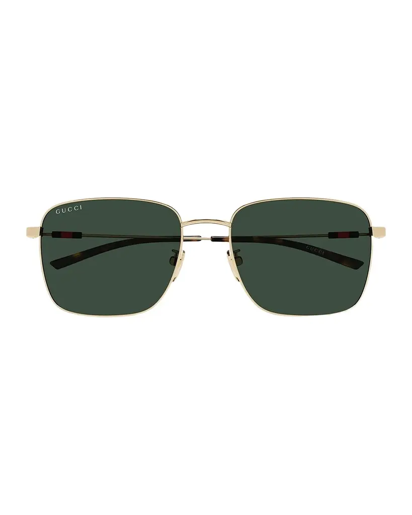 Gucci Men's Gg2097Sk Rectangle Metal Sunglasses | Image 1 Gucci Men's Gg2097Sk Rectangle Metal Sunglasses | Image 1
