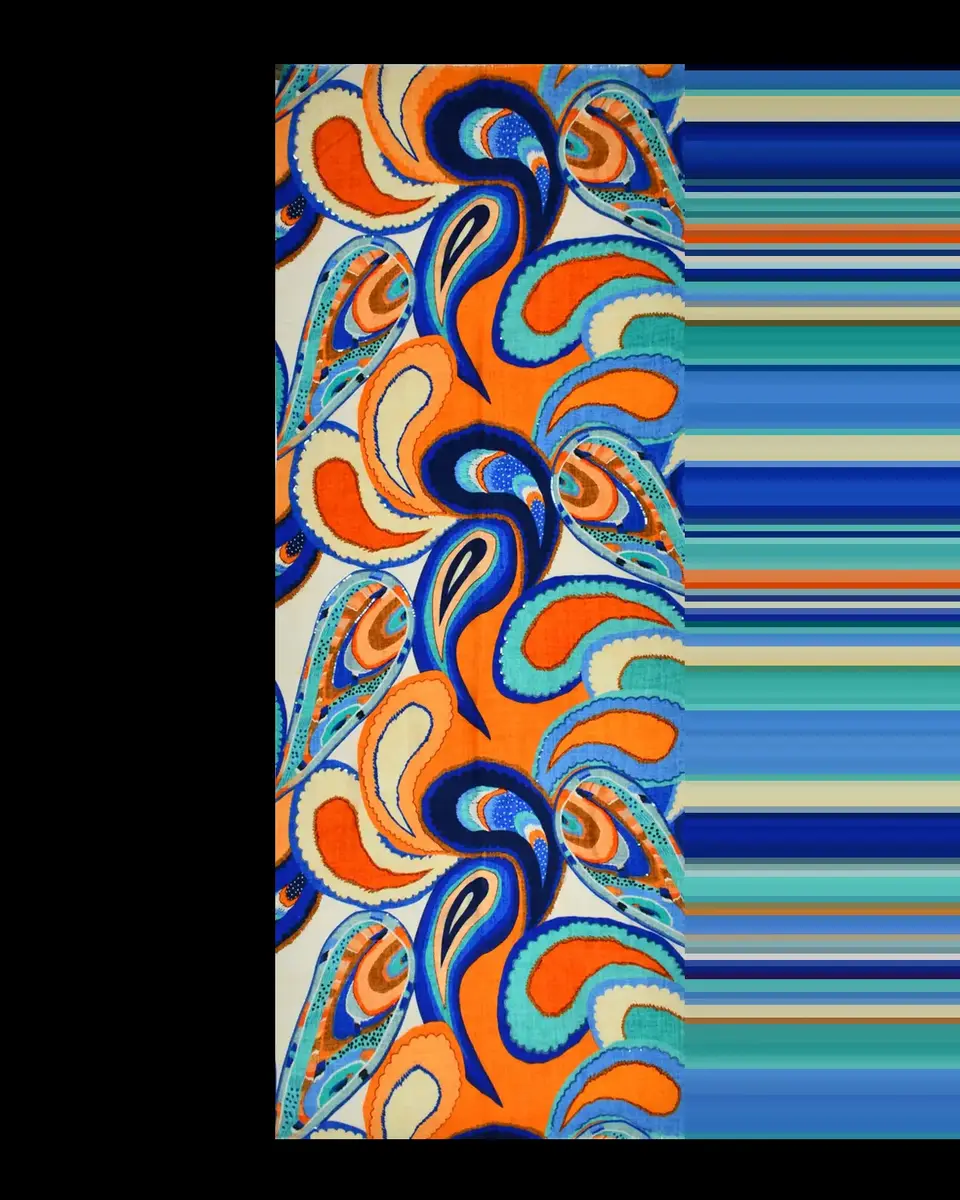 JANAVI INDIA Color Blast Print Silk-Merino Wool Scarf | Thumbnail 2 JANAVI INDIA Color Blast Print Silk-Merino Wool Scarf | Thumbnail 2