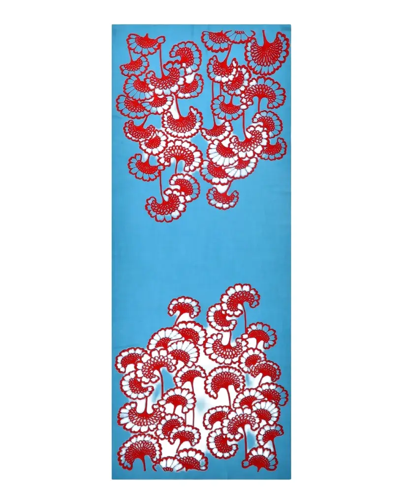 JANAVI INDIA Velour Bloom Merino Wool Scarf | Image 1 JANAVI INDIA Velour Bloom Merino Wool Scarf | Image 1