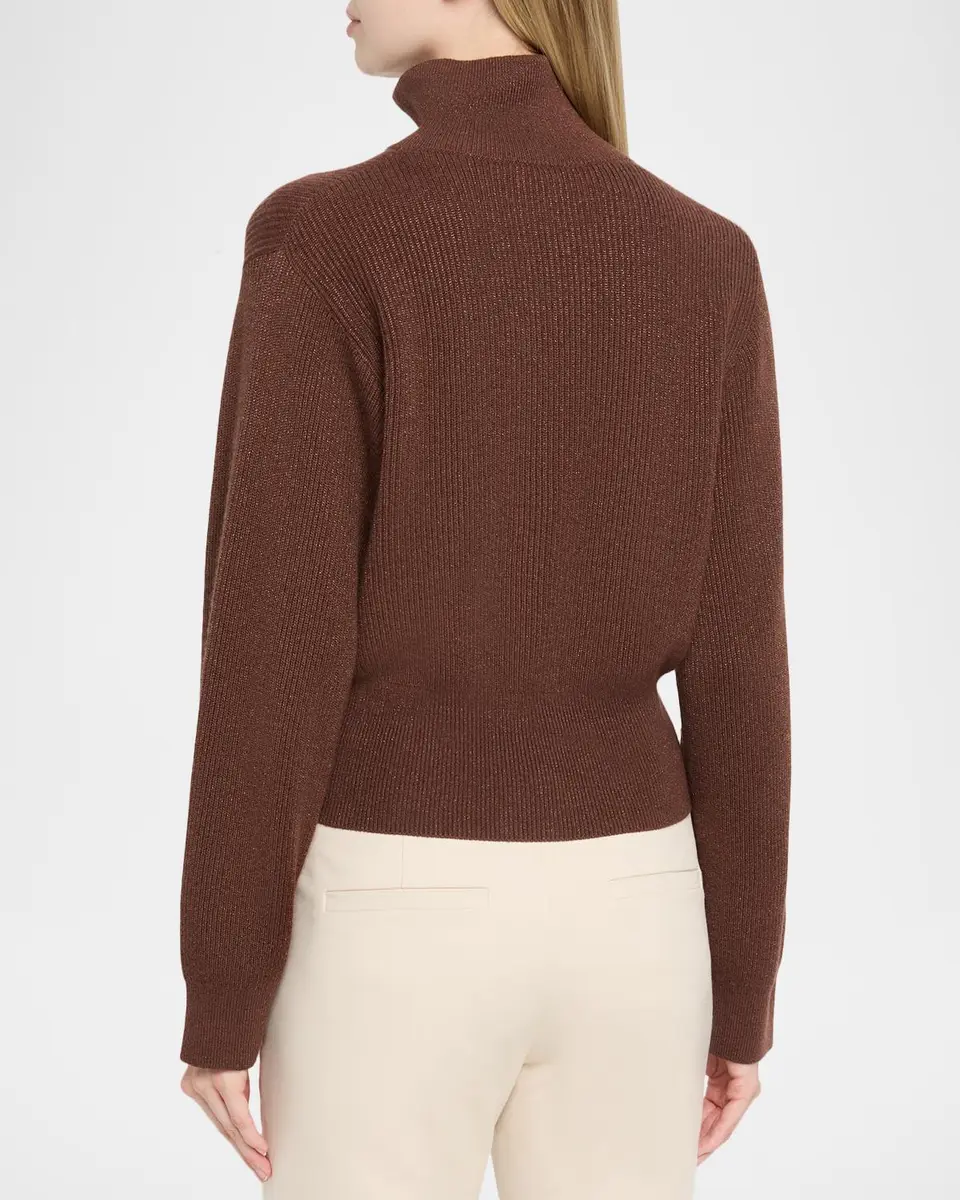 Brunello Cucinelli Cashmere Rib-Knit Zipped Cardigan | Thumbnail 3 Brunello Cucinelli Cashmere Rib-Knit Zipped Cardigan | Thumbnail 3