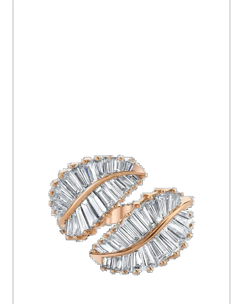 Anita Ko 18k Rose Gold & Diamond Palm Leaf Wrap Ring | Thumbnail 2 Anita Ko 18k Rose Gold & Diamond Palm Leaf Wrap Ring | Thumbnail 2