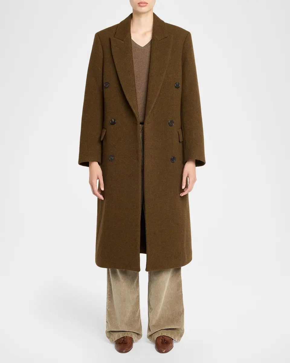 The Row Bamira Wool Double-Breasted Long Coat | Thumbnail 2