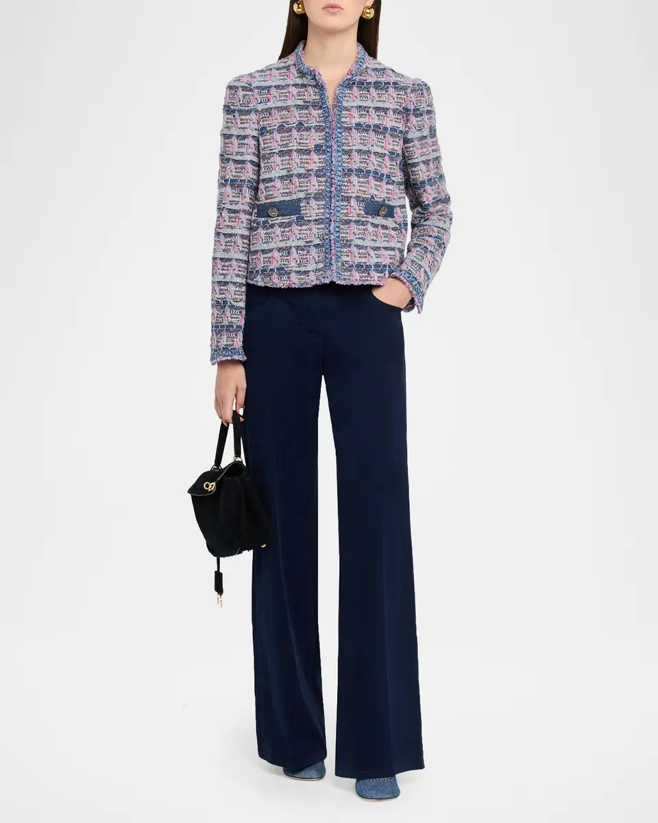 MAISON COMMON Boxy Tweed Cotton Jacket | Thumbnail 2 MAISON COMMON Boxy Tweed Cotton Jacket | Thumbnail 2