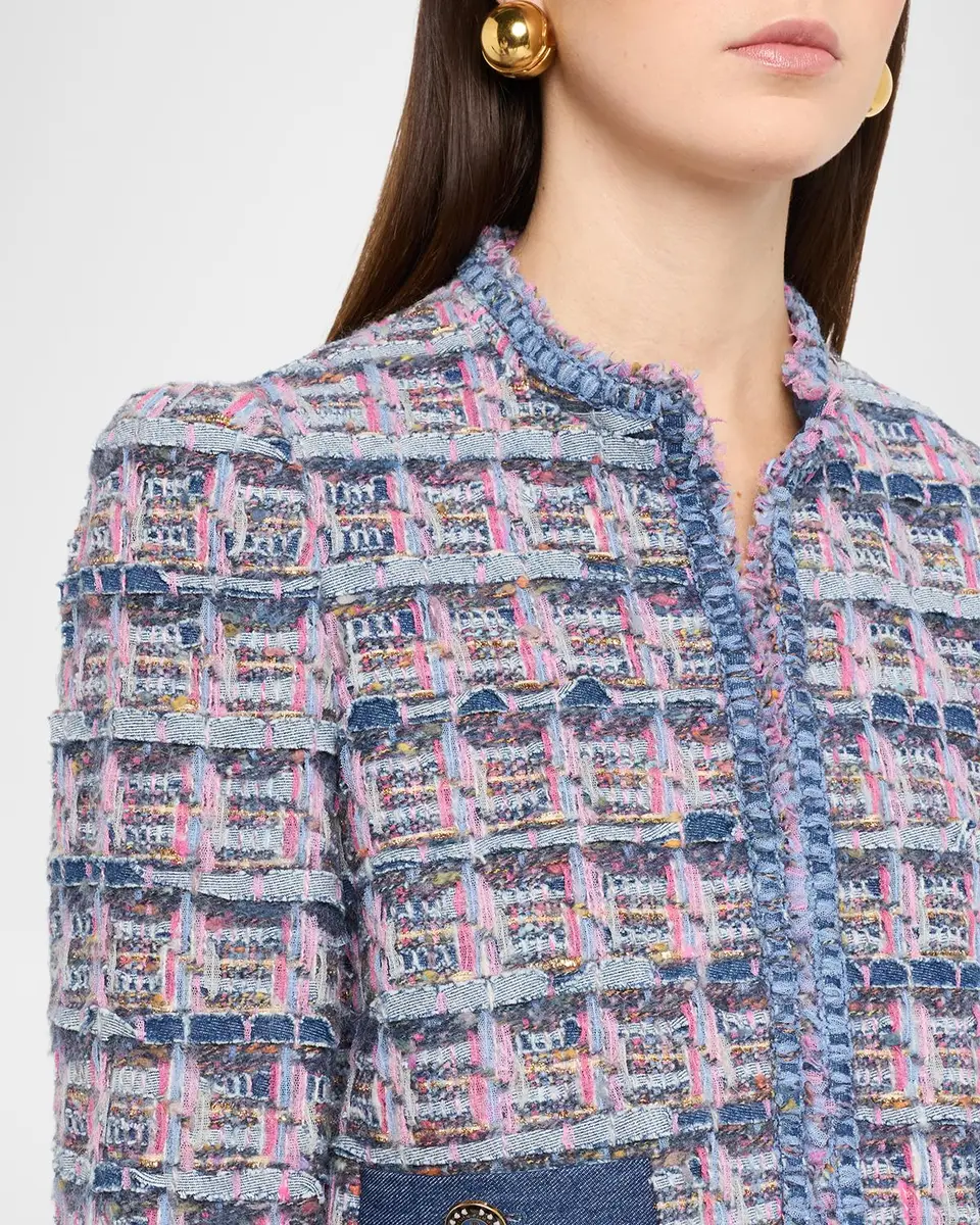 MAISON COMMON Boxy Tweed Cotton Jacket | Thumbnail 5 MAISON COMMON Boxy Tweed Cotton Jacket | Thumbnail 5