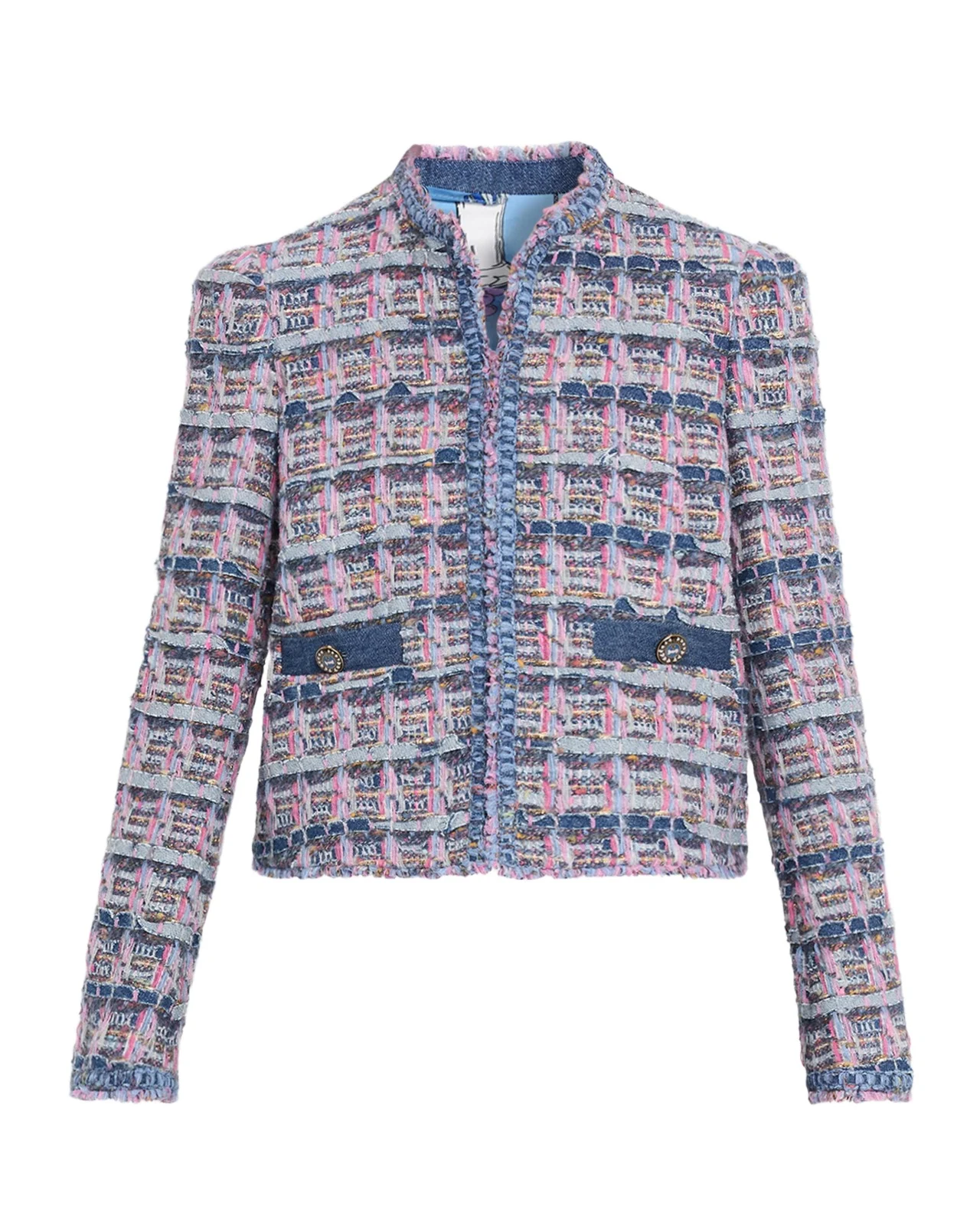 Boxy Tweed Cotton Jacket Boxy Tweed Cotton Jacket