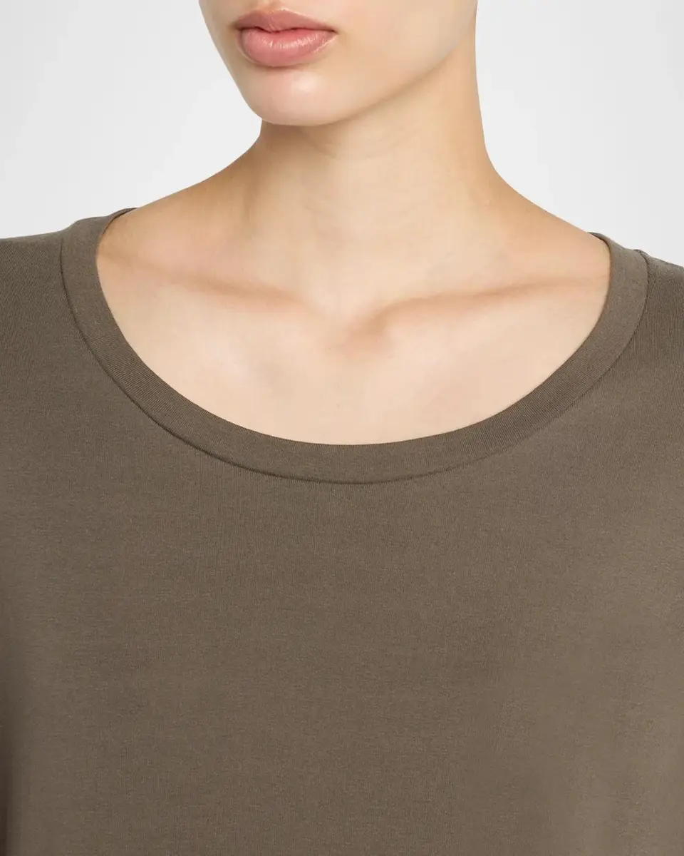 The Row Kalto Scoop-Neck Cotton Jersey Long-Sleeve T-Shirt | Thumbnail 5 The Row Kalto Scoop-Neck Cotton Jersey Long-Sleeve T-Shirt | Thumbnail 5