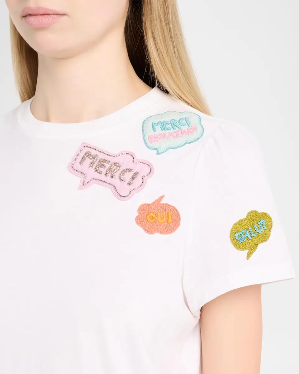 MAISON COMMON French Phrase Cotton T-Shirt | Thumbnail 5