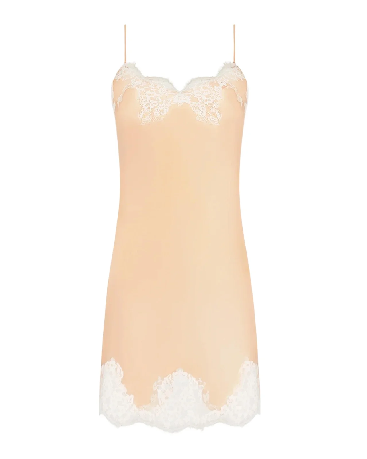 Splendeur Soie Lace-Trim Silk Nighty