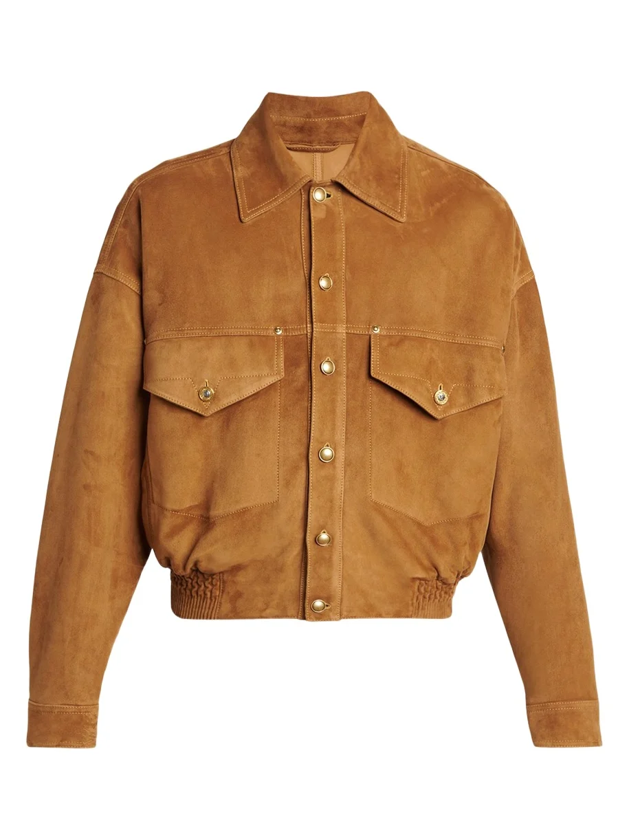 Men's Suede Blouson Jacket