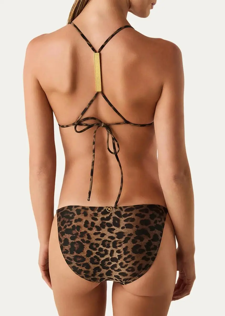 ViX Tammy Leopard Bikini Bottoms | Thumbnail 2