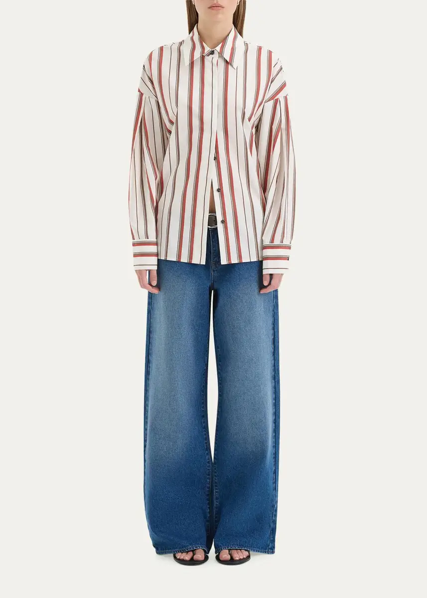 SIR. Alva Long-Sleeve Oversized Poplin Shirt | Thumbnail 2 SIR. Alva Long-Sleeve Oversized Poplin Shirt | Thumbnail 2