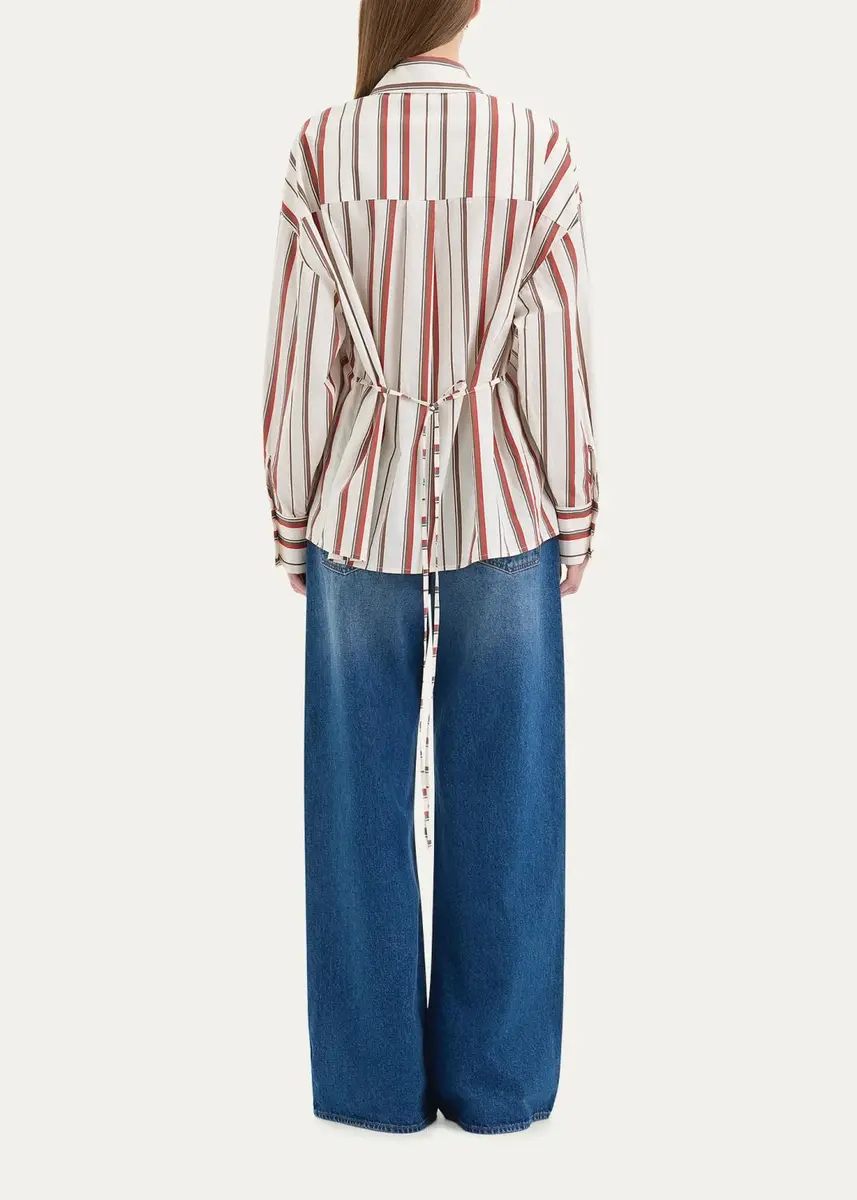 SIR. Alva Long-Sleeve Oversized Poplin Shirt | Thumbnail 3 SIR. Alva Long-Sleeve Oversized Poplin Shirt | Thumbnail 3