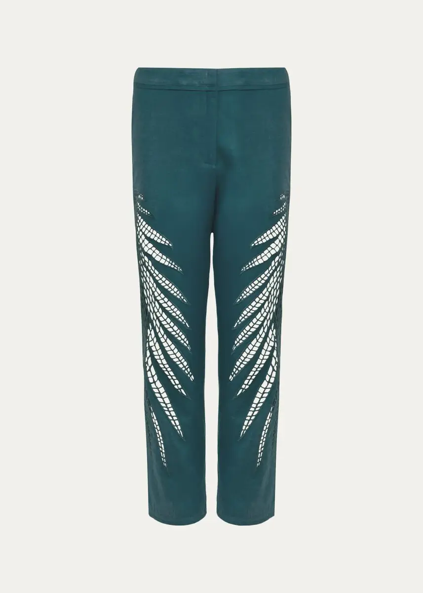 ViX Danna Eyelet Embroidered Cropped Pants | Thumbnail 5 ViX Danna Eyelet Embroidered Cropped Pants | Thumbnail 5