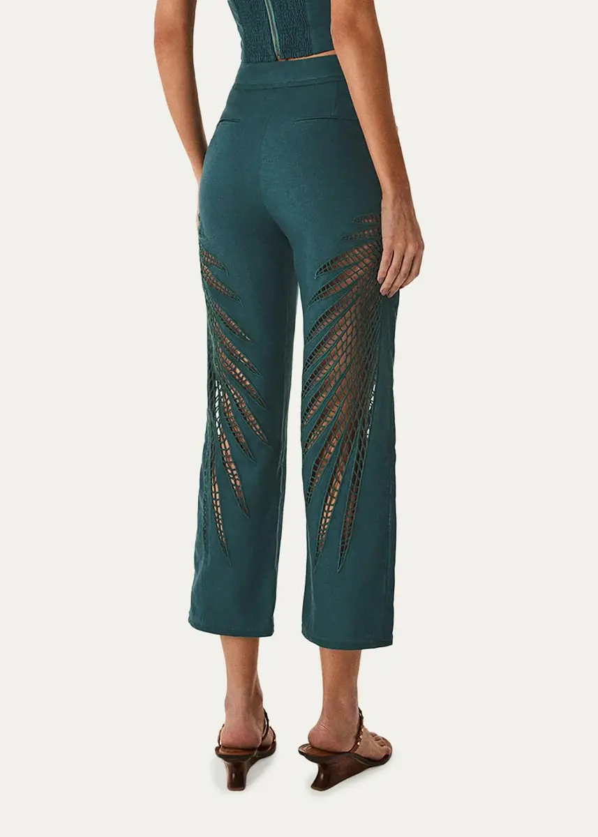 ViX Danna Eyelet Embroidered Cropped Pants | Thumbnail 7 ViX Danna Eyelet Embroidered Cropped Pants | Thumbnail 7
