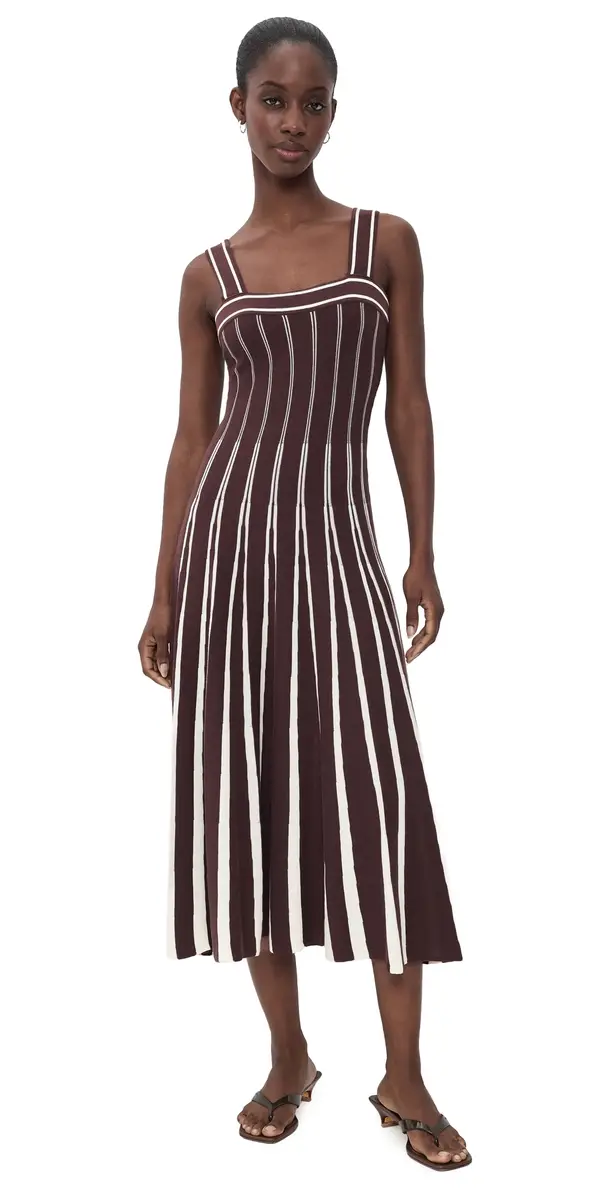 ASTR The Label Marlen Dress Brown Cream L | Image 1 ASTR The Label Marlen Dress Brown Cream L | Image 1