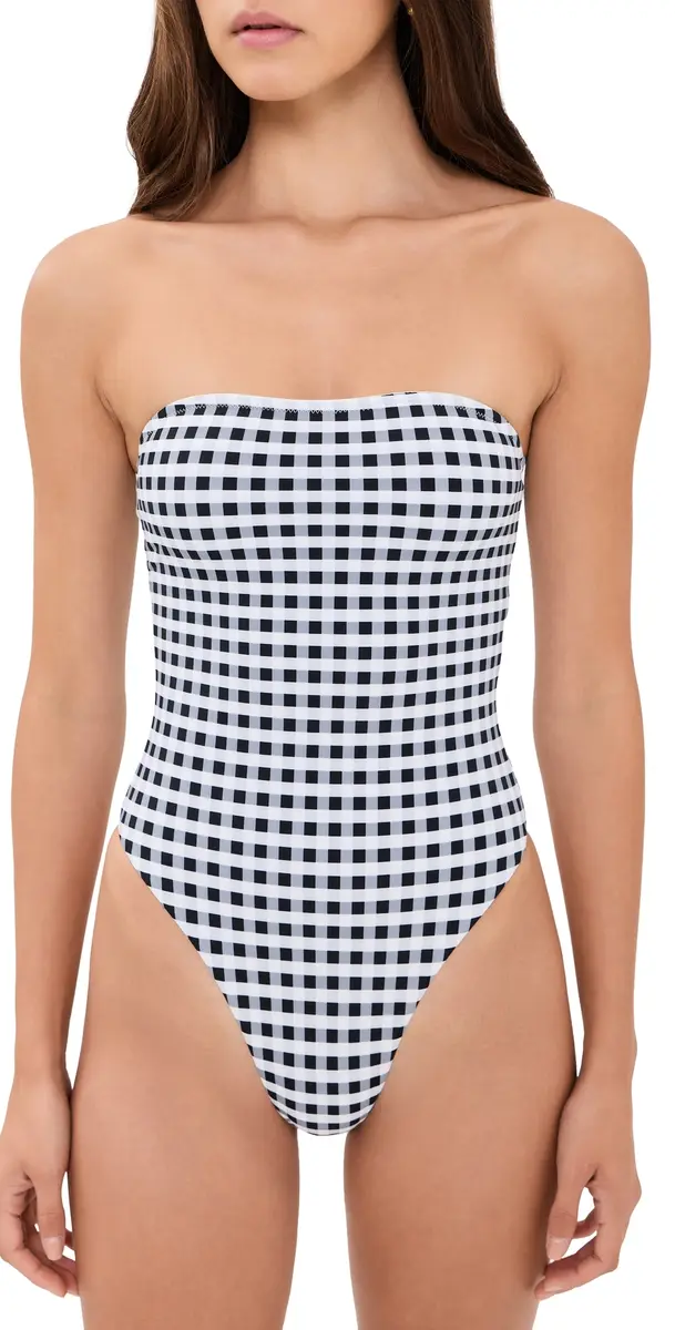 LIONESS Gigi One Piece Noir Check S | Image 1 LIONESS Gigi One Piece Noir Check S | Image 1