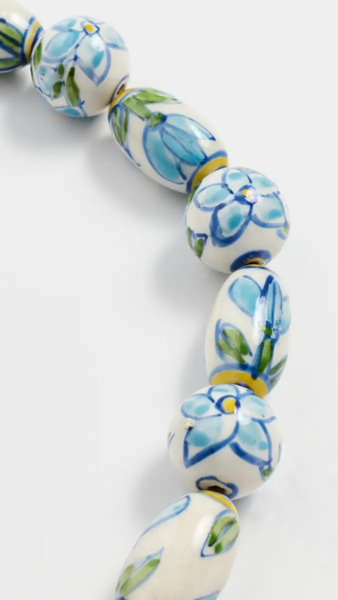 Logan Tay Green Floral Beaded Necklace | Thumbnail 4 Logan Tay Green Floral Beaded Necklace | Thumbnail 4