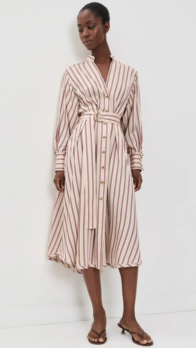 Zimmermann Valiant Tuck Shirt Dress | Thumbnail 2 Zimmermann Valiant Tuck Shirt Dress | Thumbnail 2