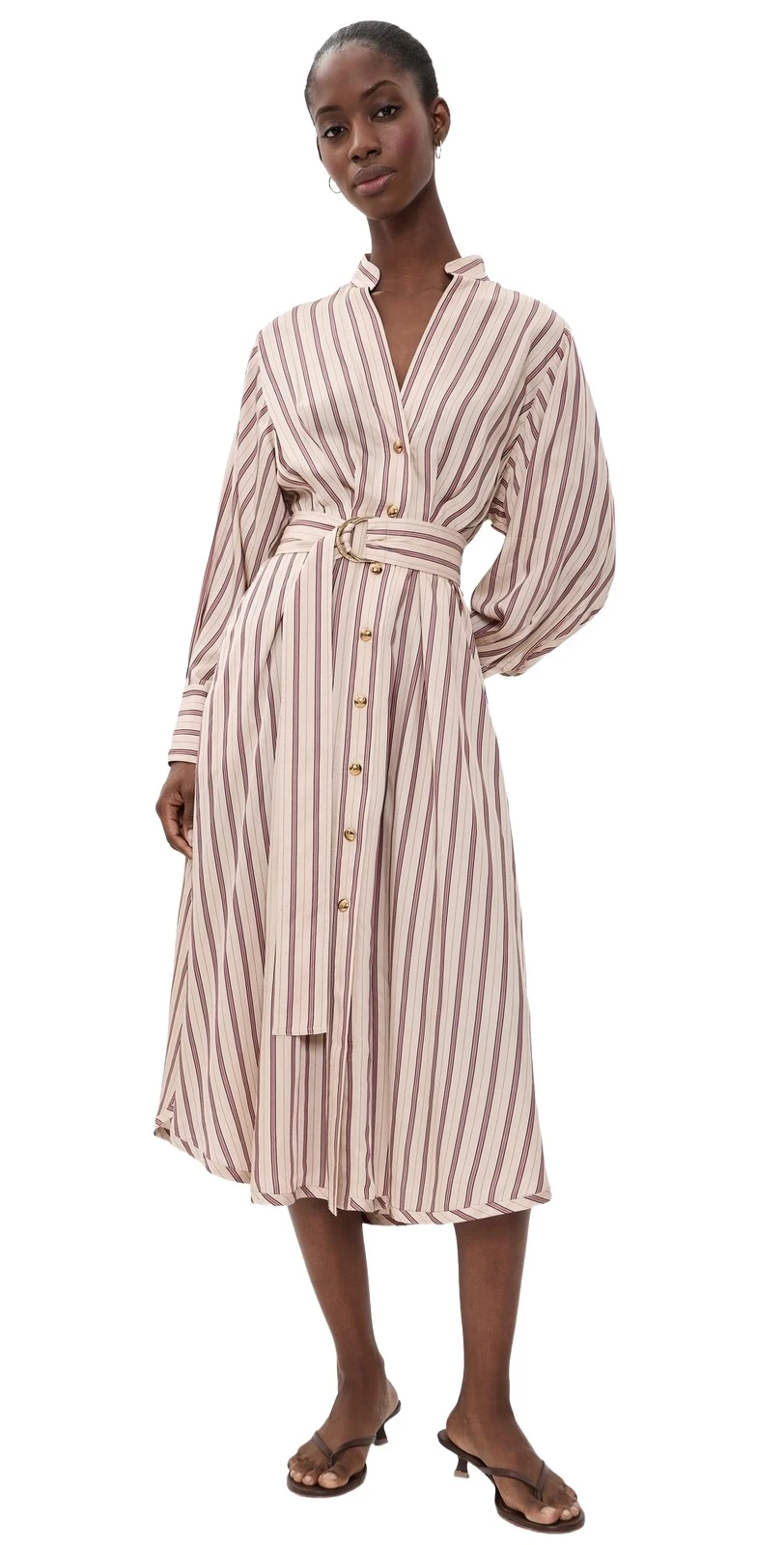 Zimmermann Valiant Tuck Shirt Dress