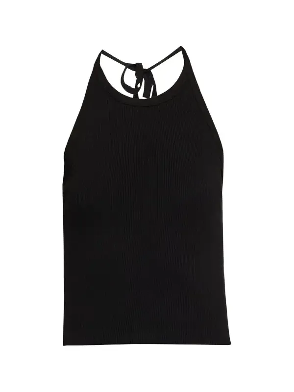 Sylvie Ribbed Halter Tank Top Sylvie Ribbed Halter Tank Top