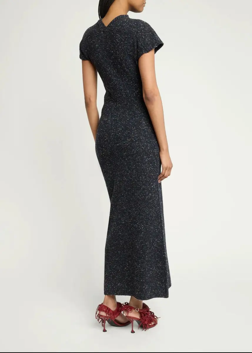 Proenza Schouler Abie Donegal-Effect Knit Wool Maxi Dress | Thumbnail 3 Proenza Schouler Abie Donegal-Effect Knit Wool Maxi Dress | Thumbnail 3
