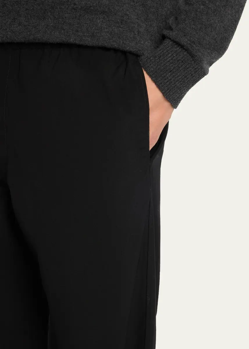 The Row Men's Pascale Wool Twill Pull-On Pants | Thumbnail 5 The Row Men's Pascale Wool Twill Pull-On Pants | Thumbnail 5