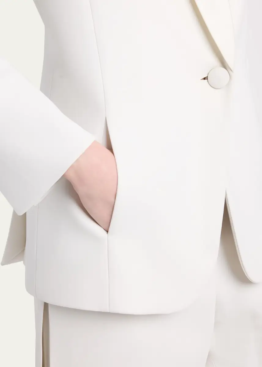 Giorgio Armani Slit-Cuff Single-Breasted Blazer | Thumbnail 5 Giorgio Armani Slit-Cuff Single-Breasted Blazer | Thumbnail 5