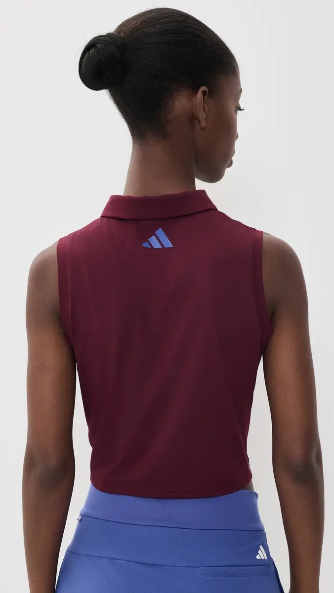 Adidas Golf Beyond Crop Polo Tank | Thumbnail 3 Adidas Golf Beyond Crop Polo Tank | Thumbnail 3