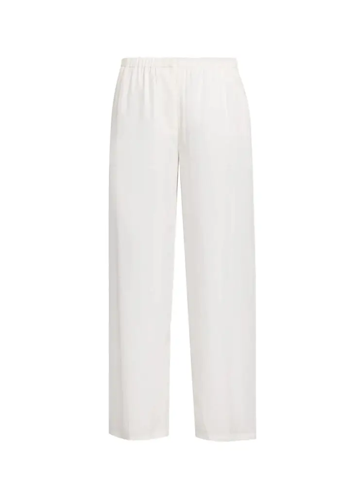 Theory Flowy Silk Twill Pants