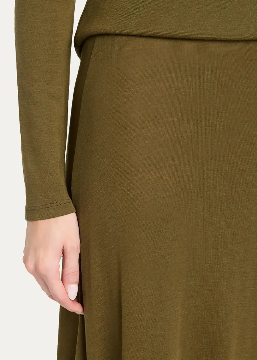 Ulla Johnson Heloise Jersey Wool Midi Skirt | Thumbnail 5