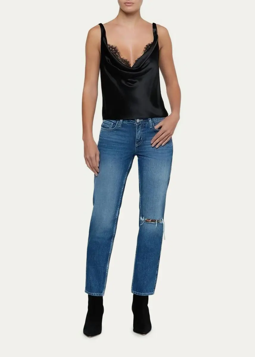 L'Agence Evadne Silk Lace Camisole | Thumbnail 2
