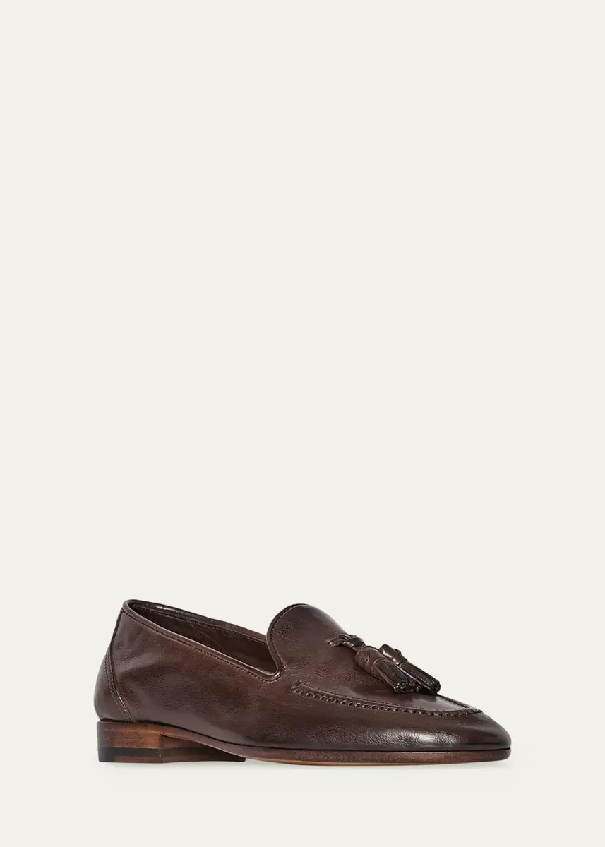 The Row Caden Leather Tassel Loafers | Thumbnail 2 The Row Caden Leather Tassel Loafers | Thumbnail 2