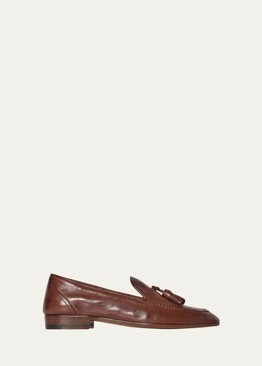 The Row Caden Leather Tassel Loafers | Thumbnail 3 The Row Caden Leather Tassel Loafers | Thumbnail 3