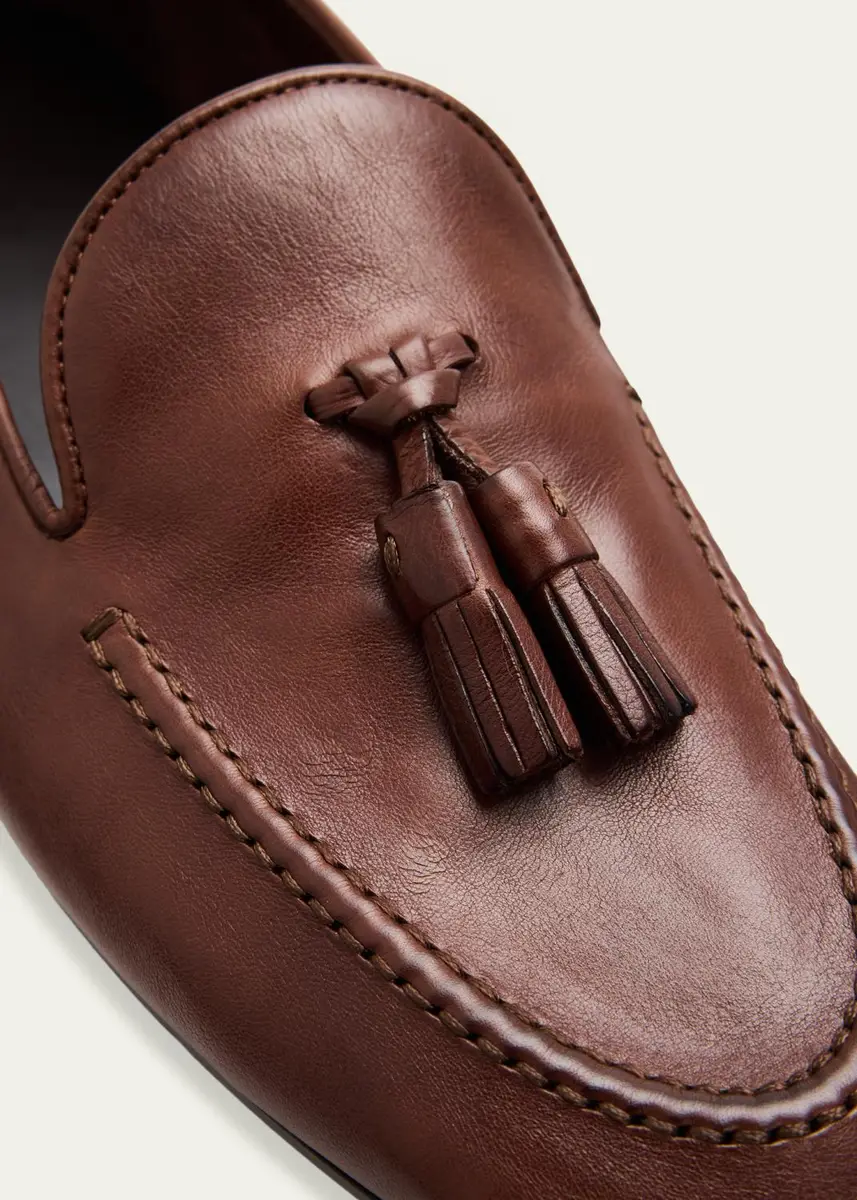 The Row Caden Leather Tassel Loafers | Thumbnail 6 The Row Caden Leather Tassel Loafers | Thumbnail 6