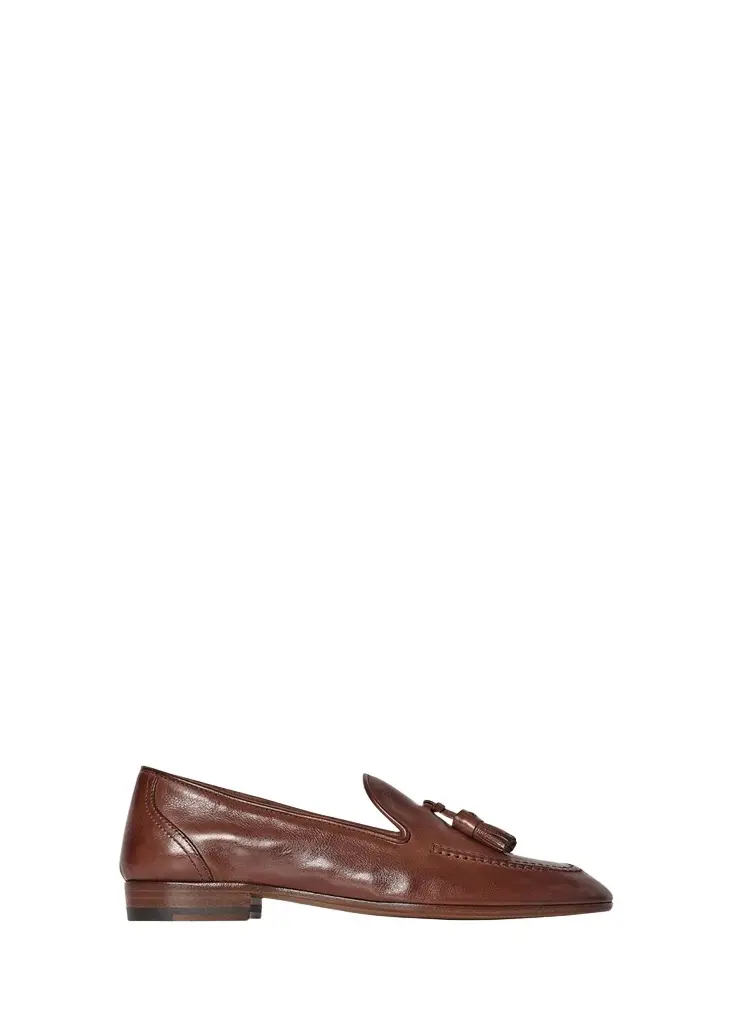The Row Caden Leather Tassel Loafers | Image 1 The Row Caden Leather Tassel Loafers | Image 1