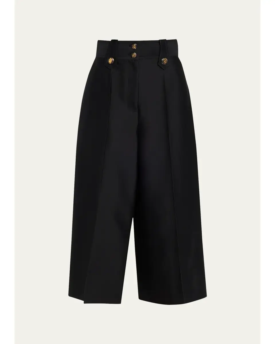 Zimmermann Valiant Wool-Silk Culottes | Image 1 Zimmermann Valiant Wool-Silk Culottes | Image 1