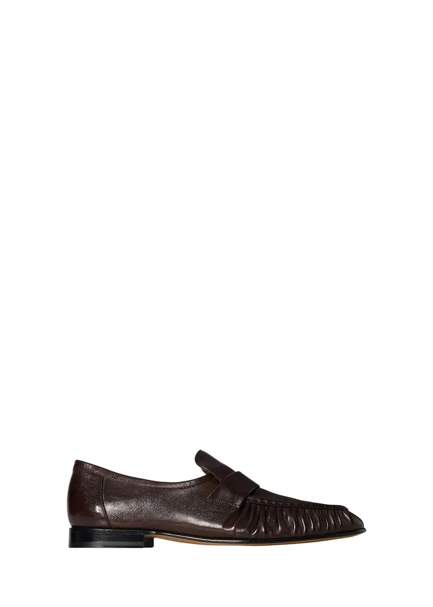The Row Men's Soft Grained Leather Penny Loafers | Thumbnail 4 The Row Men's Soft Grained Leather Penny Loafers | Thumbnail 4