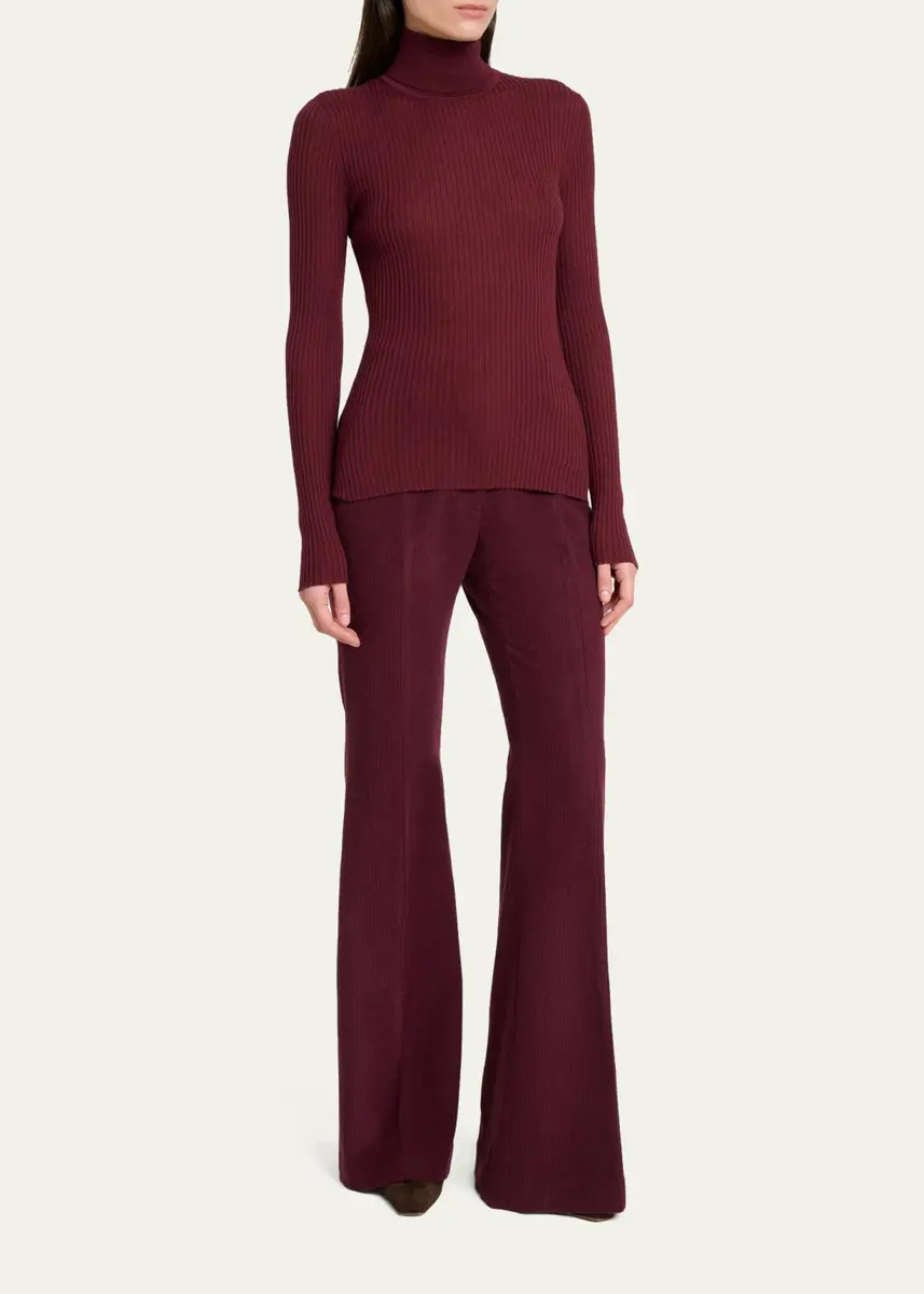Gabriela Hearst Rhein Cashmere-Silk Corduroy Flare Pants | Thumbnail 2 Gabriela Hearst Rhein Cashmere-Silk Corduroy Flare Pants | Thumbnail 2