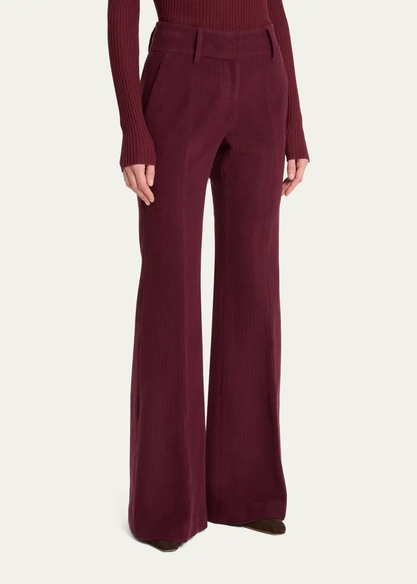 Gabriela Hearst Rhein Cashmere-Silk Corduroy Flare Pants | Thumbnail 4 Gabriela Hearst Rhein Cashmere-Silk Corduroy Flare Pants | Thumbnail 4
